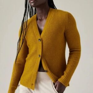 Athleta Layover Cardigan Sweater Palo Verde S
